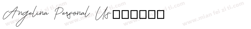 Angelina Personal Us字体转换